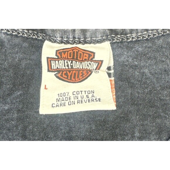Harley Davidson MYRTLE BEACH, SC 2004 Men’s BLUE Tank Shirt SZ Large - Picture 7 of 7